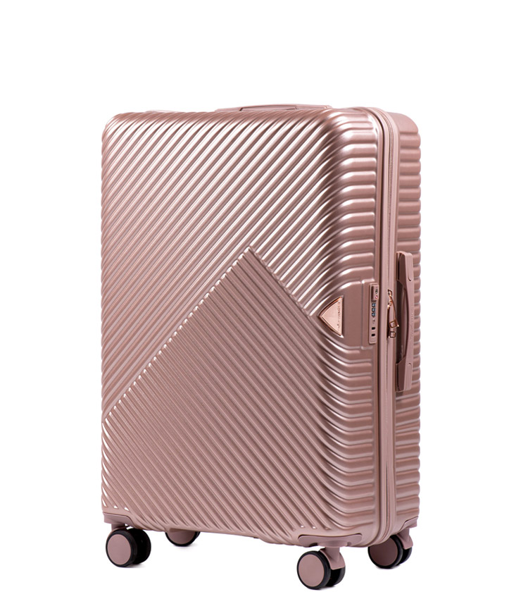 Средний чемодан Wings Dove WN01-4 - Rose Gold (65 см)