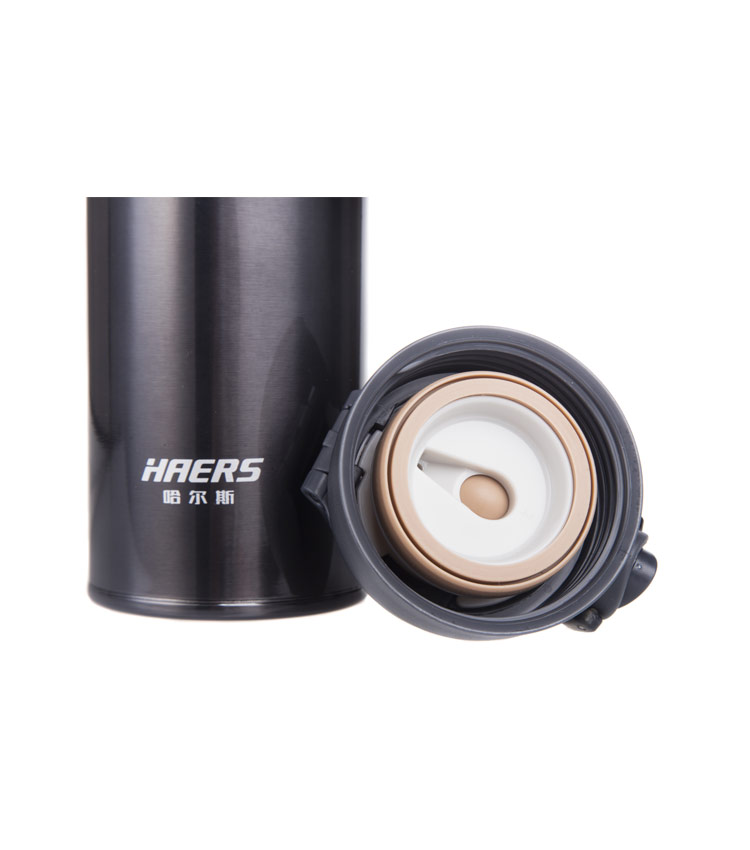 Термос HAERS HD-350-24 350 мл. - чёрный