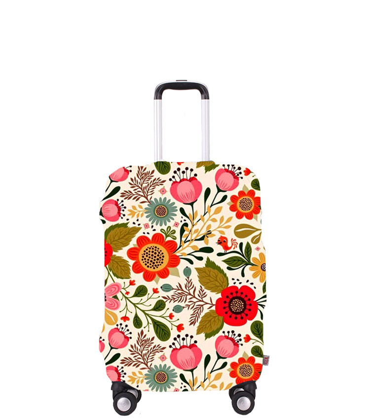Чехол на чемодан Little Chili Fabulous flowers ~S~ (48–56 см)
