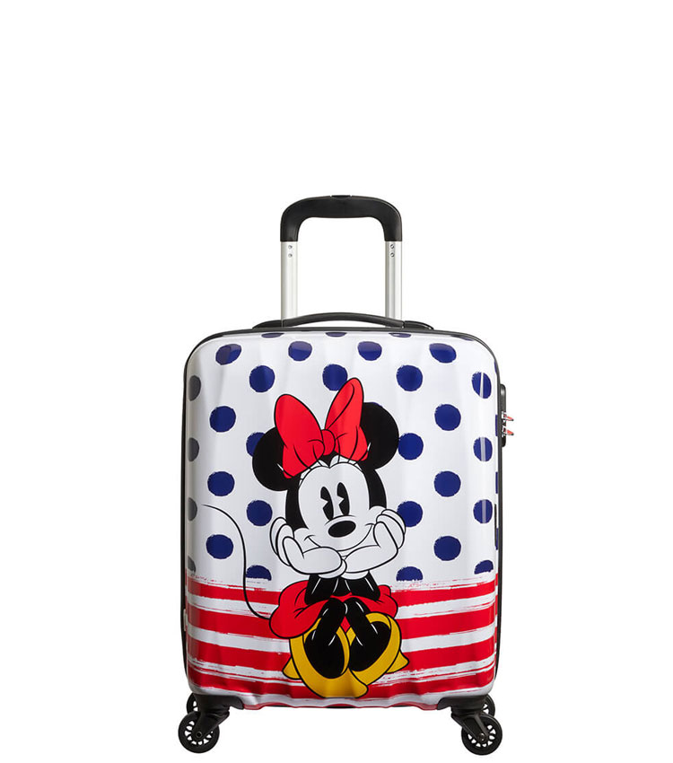 Малый чемодан American Tourister DISNEY LEGENDS 19C*31019 (55 см) Minnie Blue Dots ~ручная кладь~
