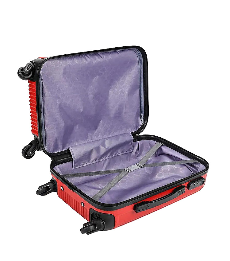 Средний чемодан-спиннер Polar РА056 red (64 см) 