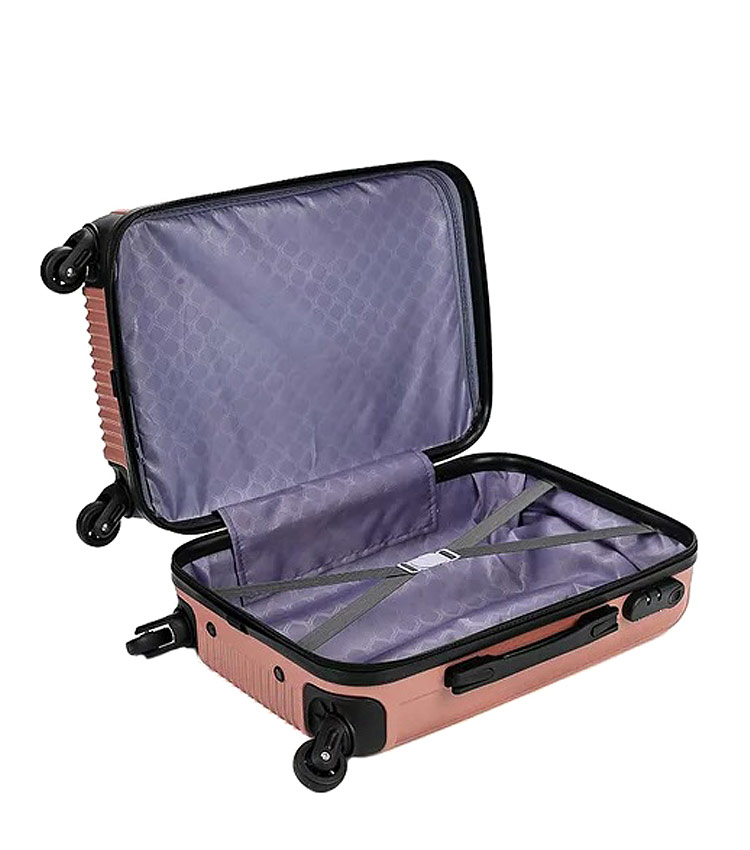 Средний чемодан-спиннер Polar РА056 pink (64 см) 