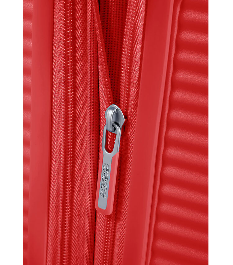 Средний чемодан American Tourister 32G*10002 Soundbox Spinner (67 см) - Coral Red