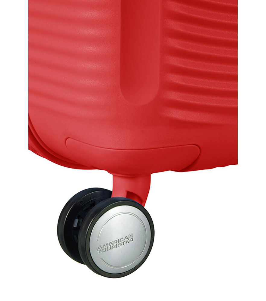 Большой чемодан American Tourister 32G*10003 Soundbox Spinner (77 см) - Coral Red