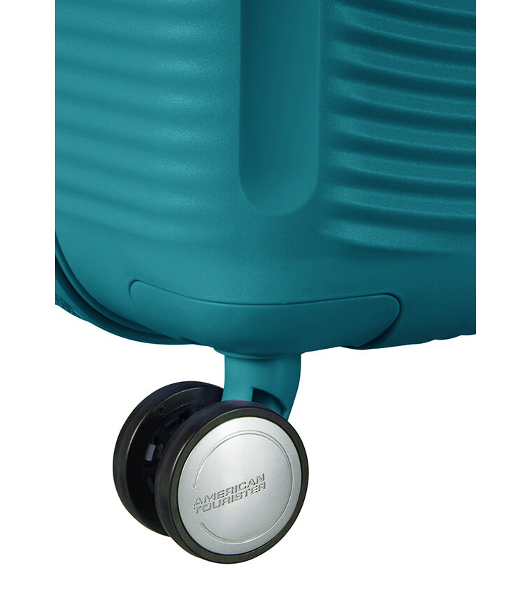 Малый чемодан American Tourister Soundbox Spinner Expandable 32G*14001 (55 см) Jade Green ~ручная кладь~