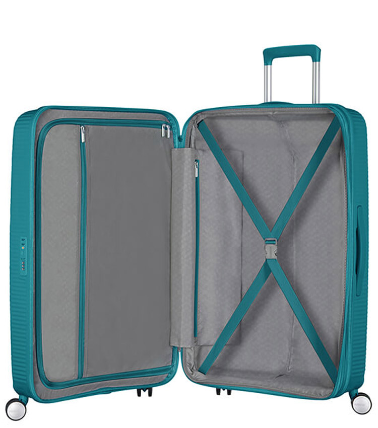 Средний чемодан American Tourister Soundbox Spinner Expandable 32G*14002 (67 см) Jade Green