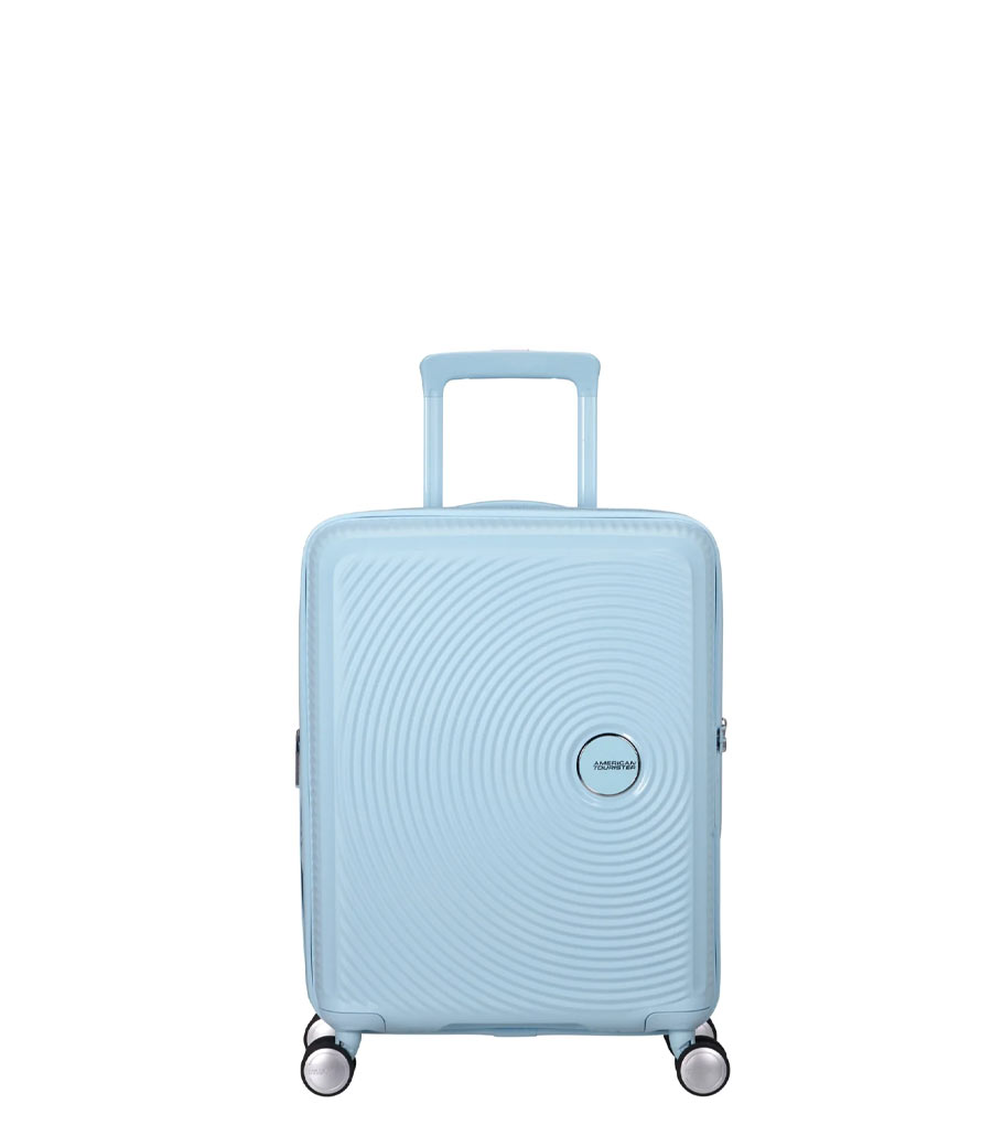 Малый чемодан American Tourister SOUNDBOX 32G*22001 (55 см) ~ручная кладь~ Pastel Blue