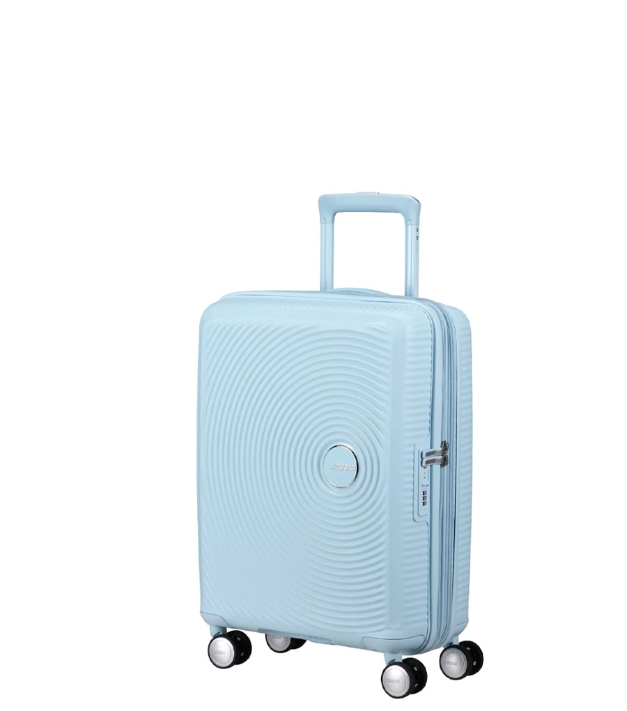 Малый чемодан American Tourister SOUNDBOX 32G*22001 (55 см) ~ручная кладь~ Pastel Blue