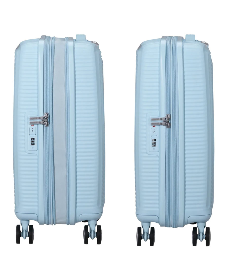Малый чемодан American Tourister SOUNDBOX 32G*22001 (55 см) ~ручная кладь~ Pastel Blue