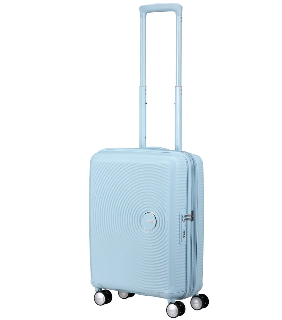 Малый чемодан American Tourister SOUNDBOX 32G*22001 (55 см) ~ручная кладь~ Pastel Blue