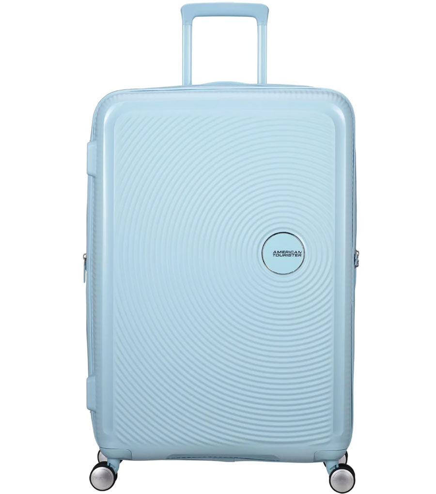 Большой чемодан American Tourister 32G*22003 Soundbox Spinner (77 см) - 	Pastel Blue