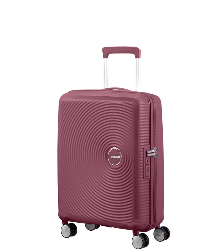 Малый чемодан American Tourister Soundbox 32G*40001 (55 см) Dark Burgundy ~ручная кладь~