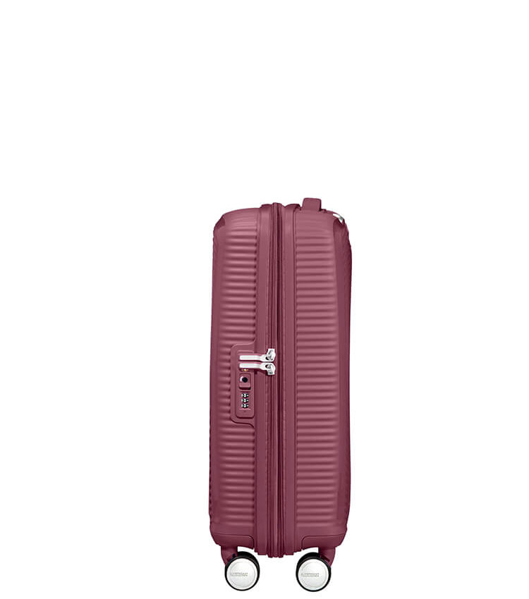 Малый чемодан American Tourister Soundbox 32G*40001 (55 см) Dark Burgundy ~ручная кладь~