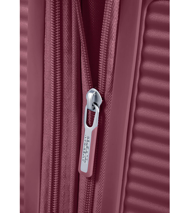 Малый чемодан American Tourister Soundbox 32G*40001 (55 см) Dark Burgundy ~ручная кладь~