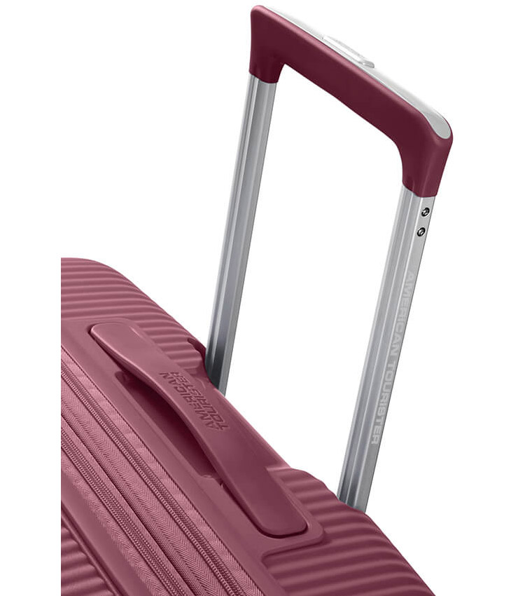Малый чемодан American Tourister Soundbox 32G*40001 (55 см) Dark Burgundy ~ручная кладь~