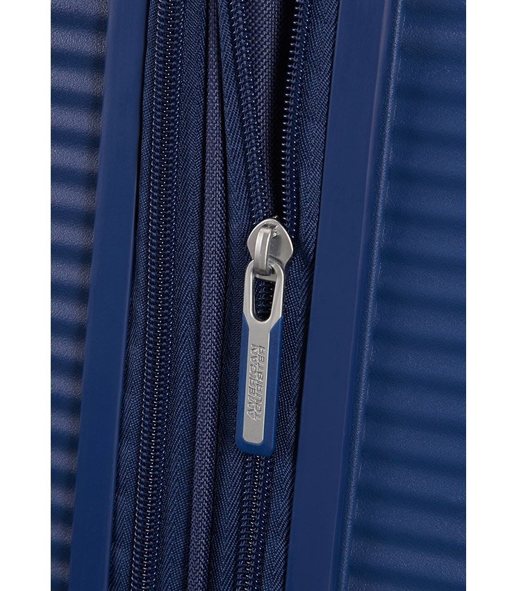 Малый чемодан American Tourister Soundbox Spinner Expandable 32G*41001 (55 см) Midnight Navy ~ручная кладь~