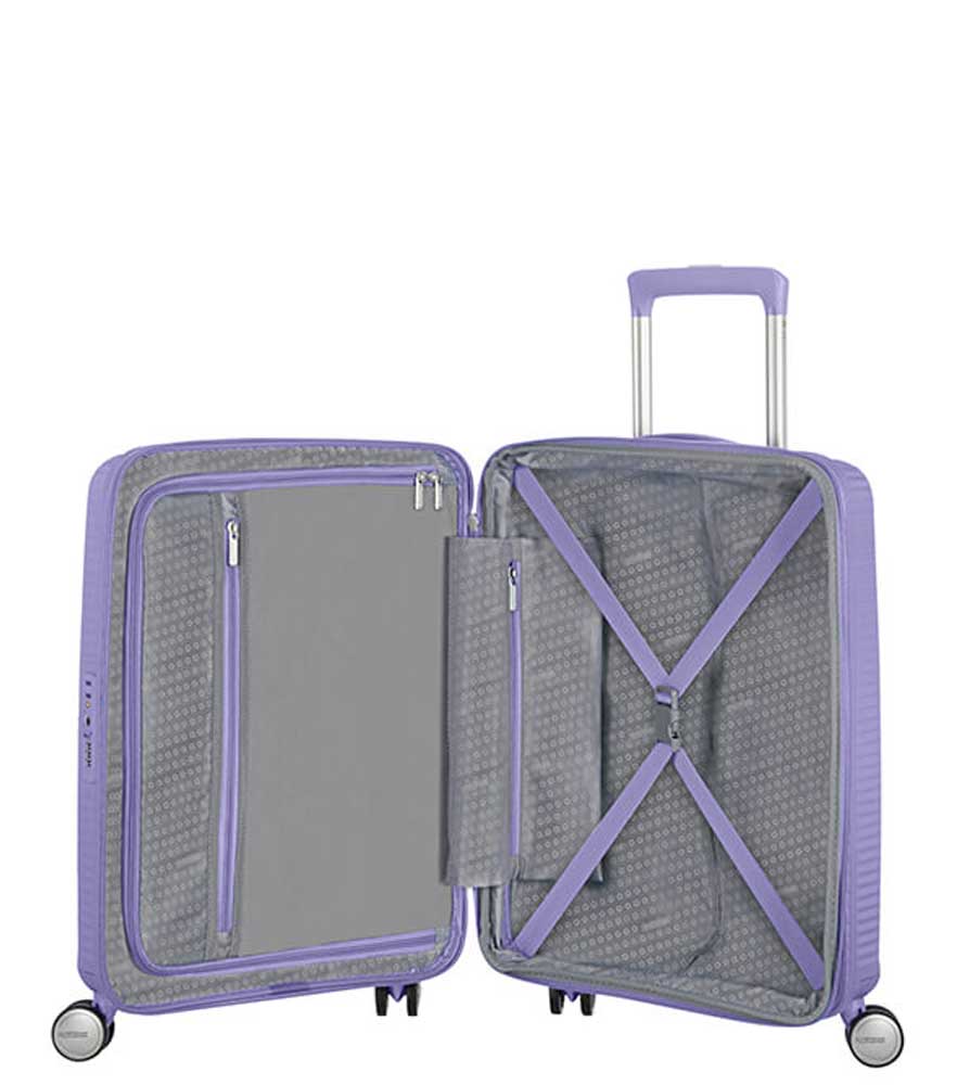 Малый чемодан American Tourister Soundbox 32G*82001 (55 см) ~ручная кладь~ Lavender