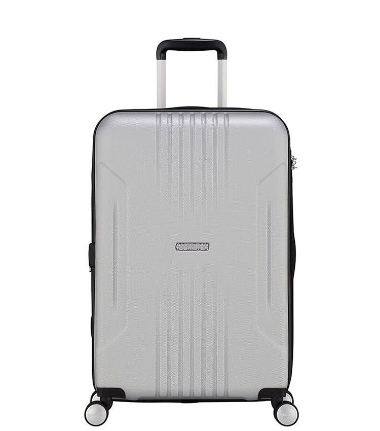 Средний чемодан American Tourister Tracklite 34G*25002 (67 см) Silver
