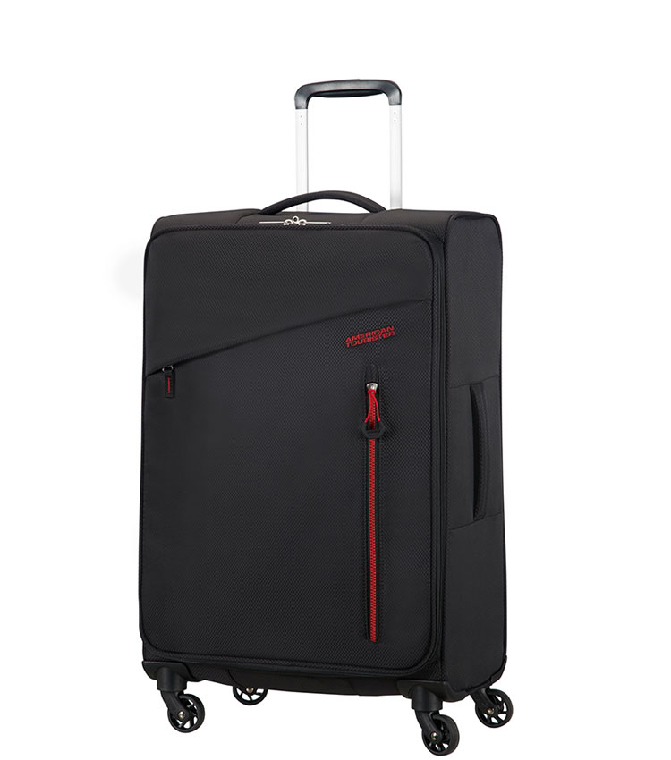 Средний чемодан American Tourister Litewing 38G*09004 - Volcanic Black