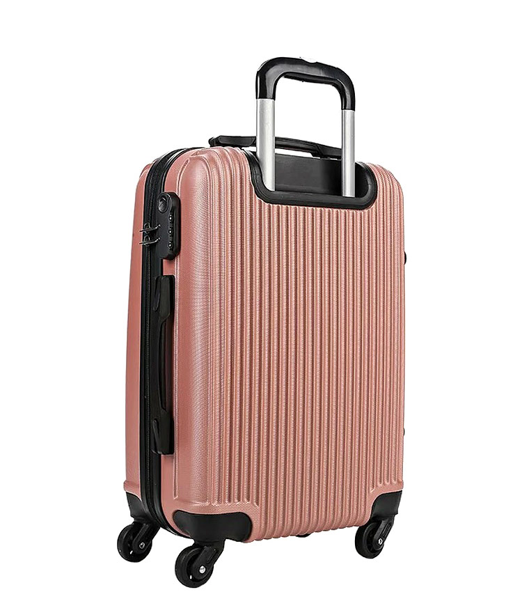 Средний чемодан-спиннер Polar РА056 pink (64 см)