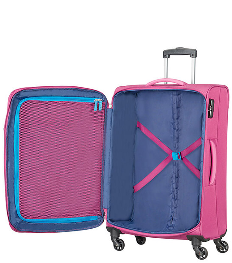 Большой чемодан American Tourister Powerup 42G*90904 (80 см) - Lightning Pink