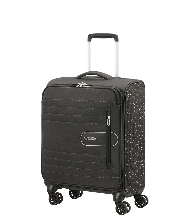 Малый чемодан American Tourister Sonicsurfer 46G*09002 (55 см) - Black Speckle ~ручная кладь~