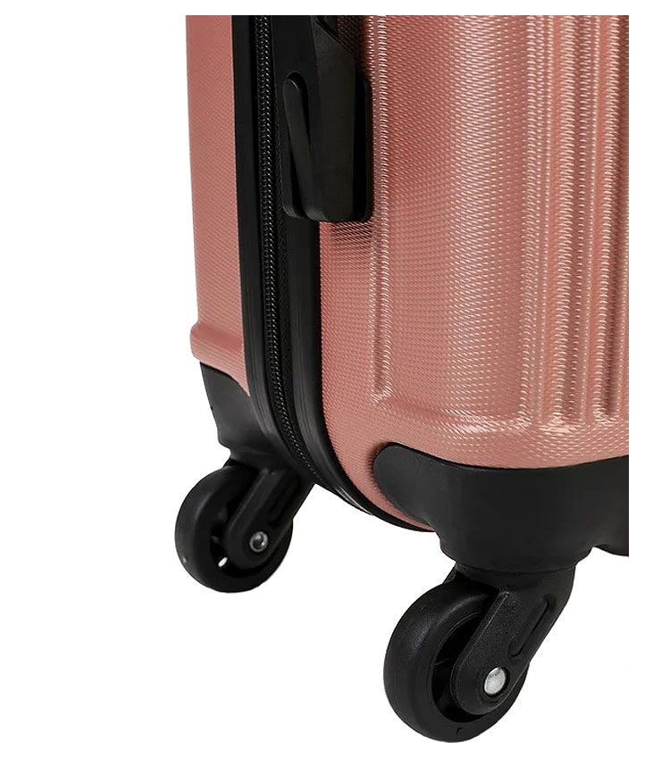 Средний чемодан-спиннер Polar РА056 pink (64 см)