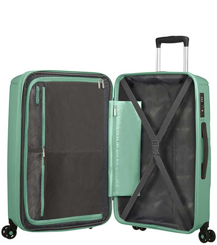 Большой чемодан American Tourister Sunside 51G*14003 (77 см) - Mineral Green