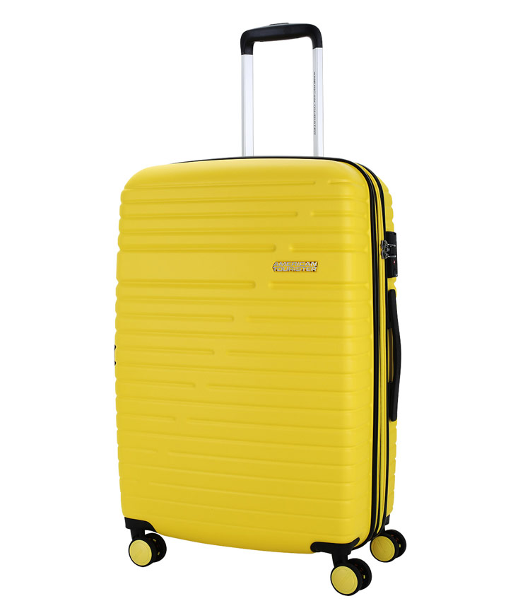 Средний чемодан American Tourister Aero Racer 61G*16002 (68 см) - Lemon Yellow