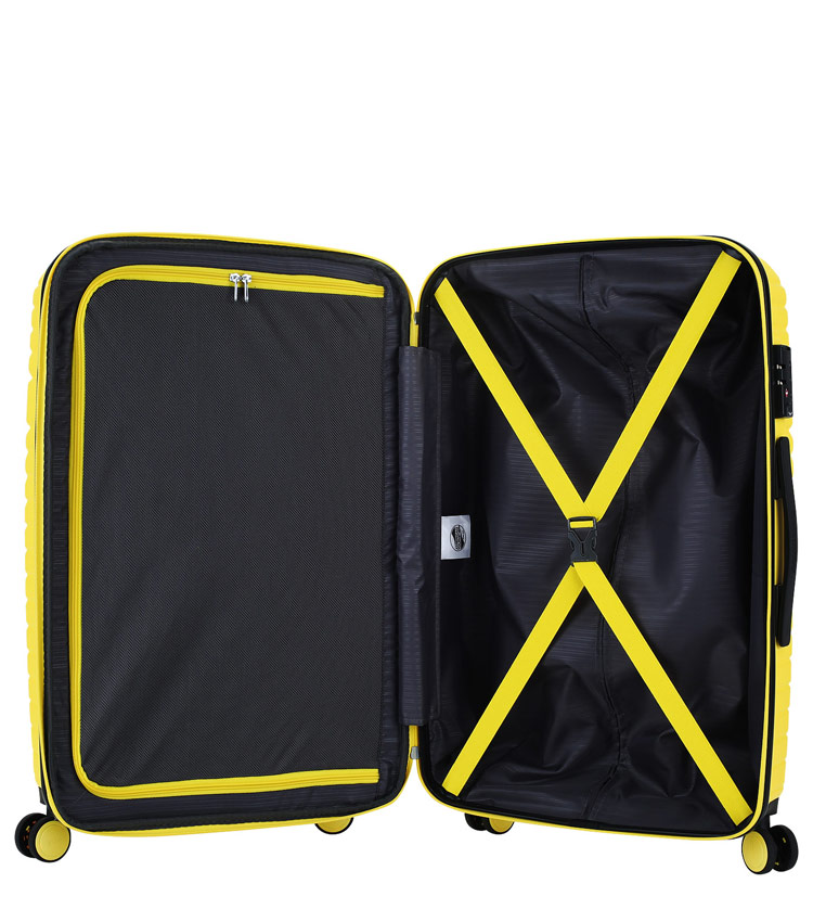 Средний чемодан American Tourister Aero Racer 61G*16002 (68 см) - Lemon Yellow