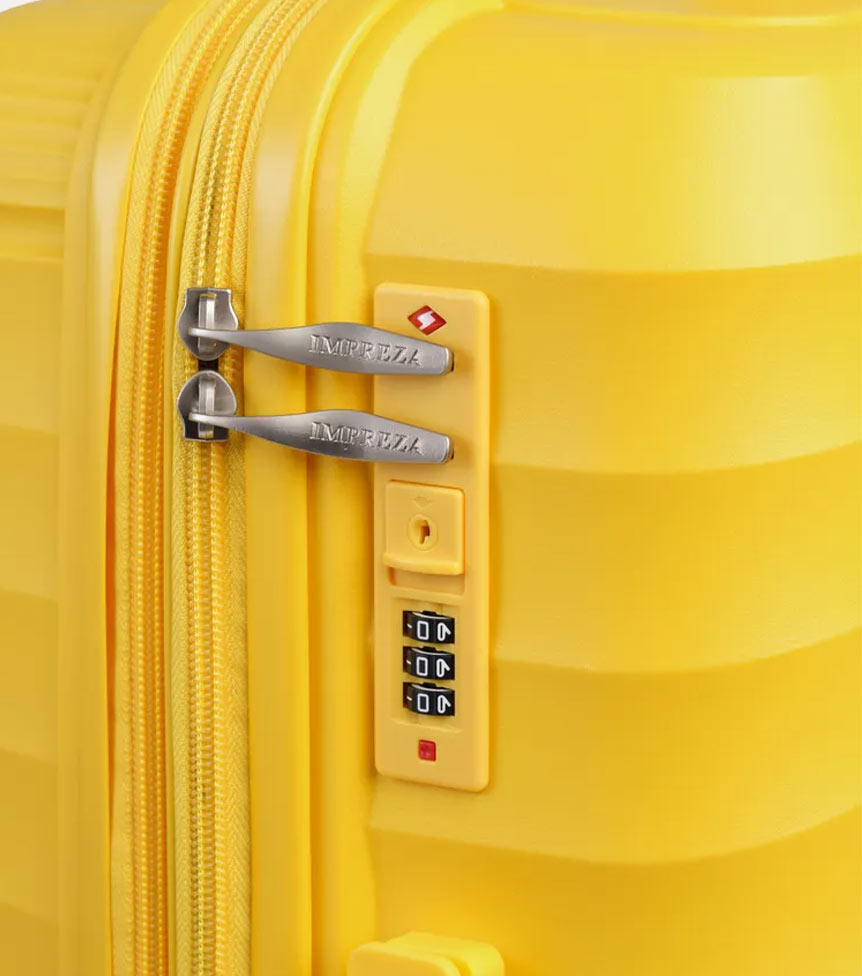 Средний чемодан Impreza PP 6605 M (65 см) yellow