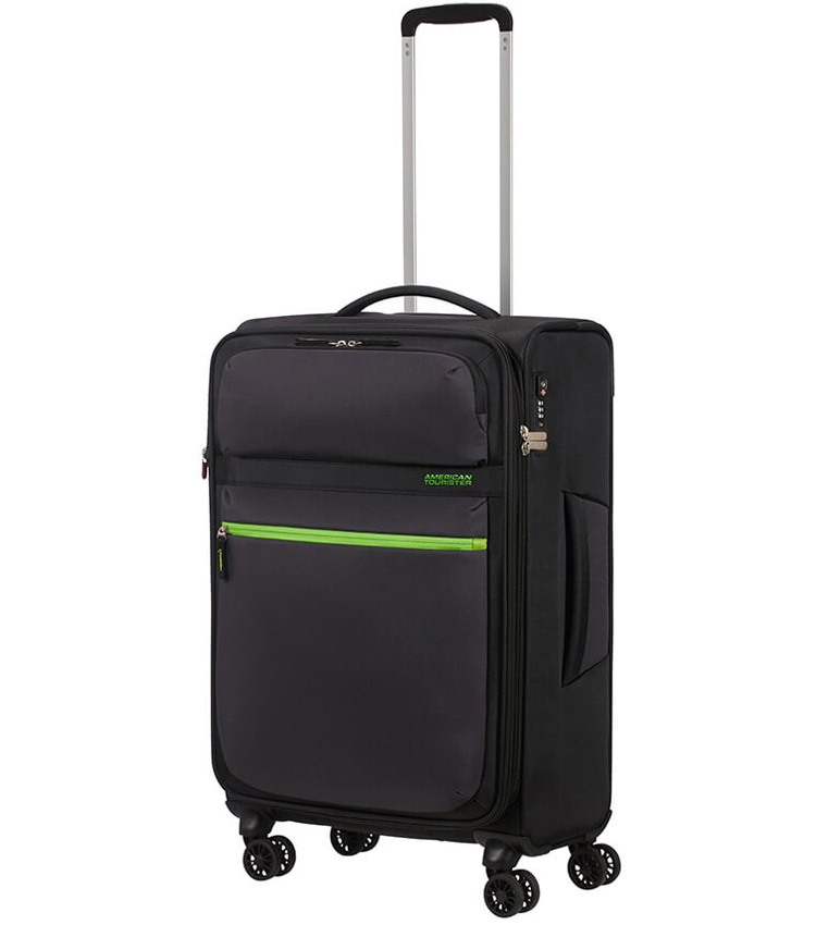 Средний чемодан American Tourister MatchUP Spinner 77G*19004 (68 см) Volt Black