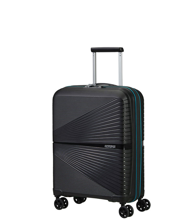 Малый чемодан American Tourister AIRCONIC 88G*49010 (55 см) ~ручная кладь~ Black/Sporty Blue