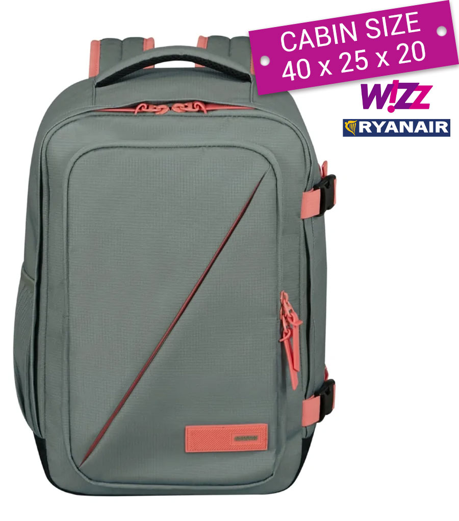 Рюкзак American Tourister TAKE2CABIN 91G*24004 - 
Sage Coral ~ручная кладь~