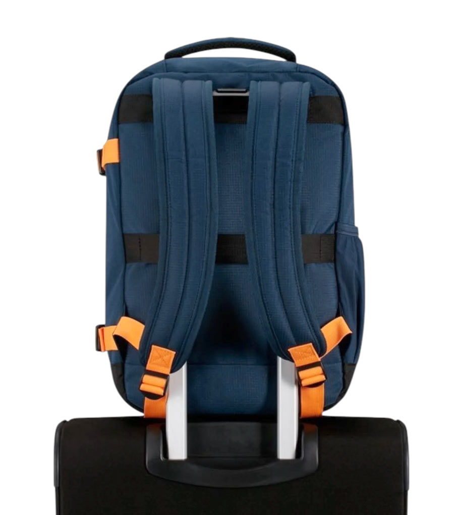 Рюкзак American Tourister TAKE2CABIN 91G*41004 - 
navy orange ~ручная кладь~