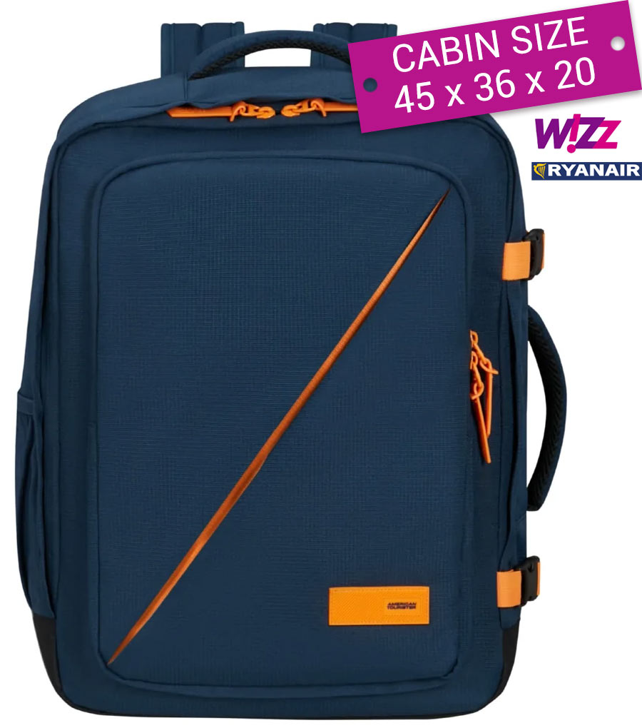 Рюкзак American Tourister TAKE2CABIN 91G*41005 - 
Navy Orange ~Ручная кладь~