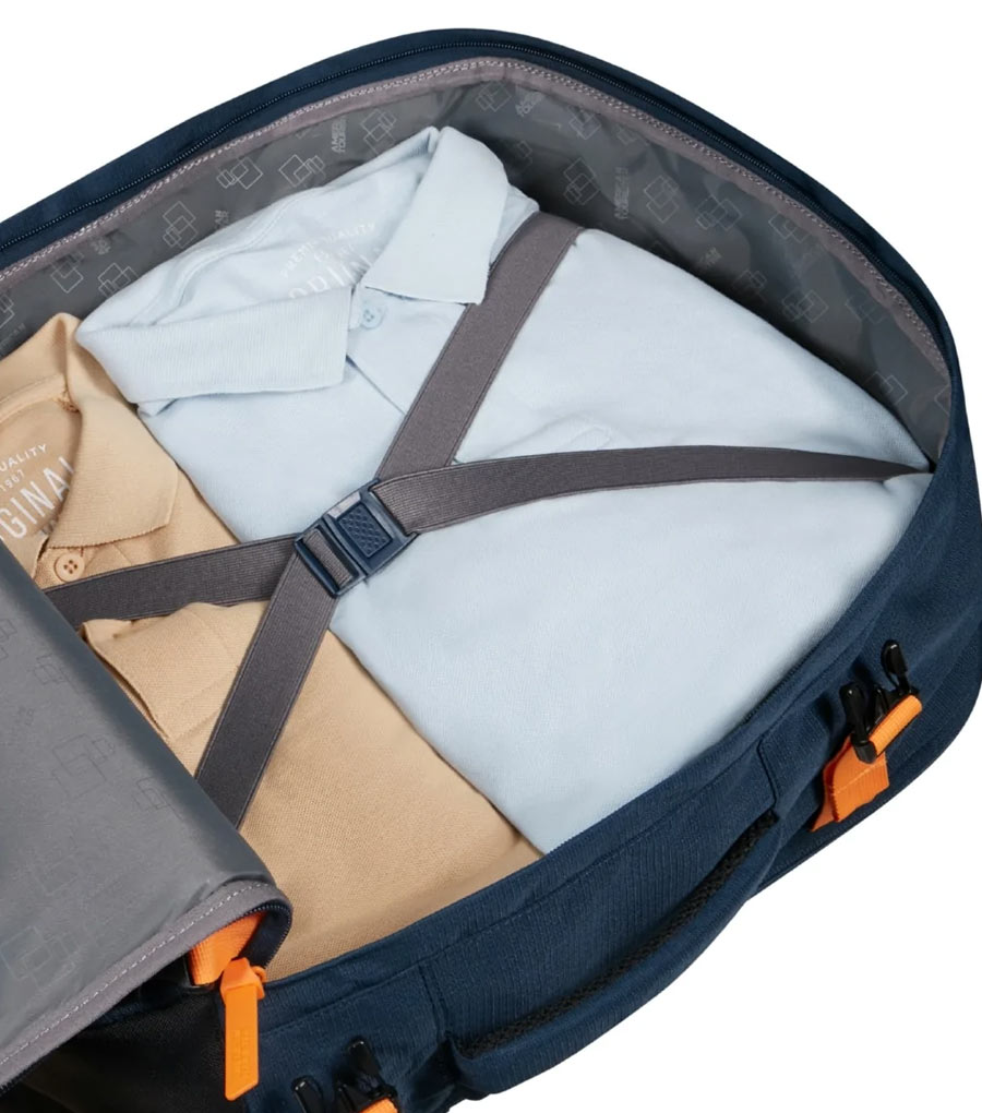 Рюкзак American Tourister TAKE2CABIN 91G*41005 - 
Navy Orange ~Ручная кладь~
