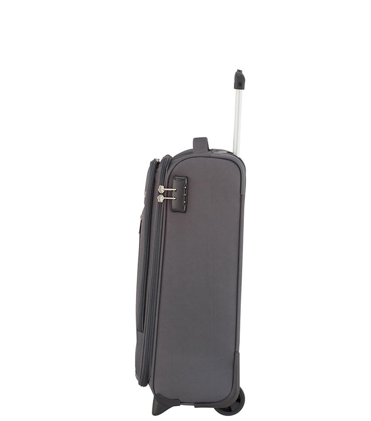 Малый чемодан American Tourister Heat Wave 95G*08001 (55 см) ~ручная кладь~ Charcoal Grey
