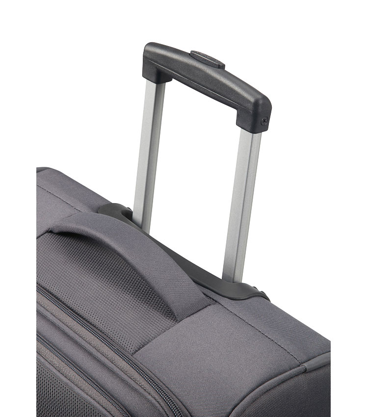 Малый чемодан American Tourister Heat Wave 95G*08002 (55 см) Charcoal grey ~ручная кладь~