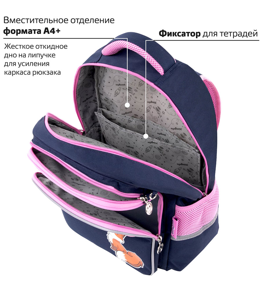 Рюкзак для девочек Urlandy COMPLETE лисичка