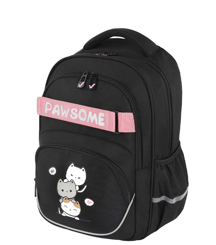 Рюкзак для девочек Brauberg Motion Hi cat