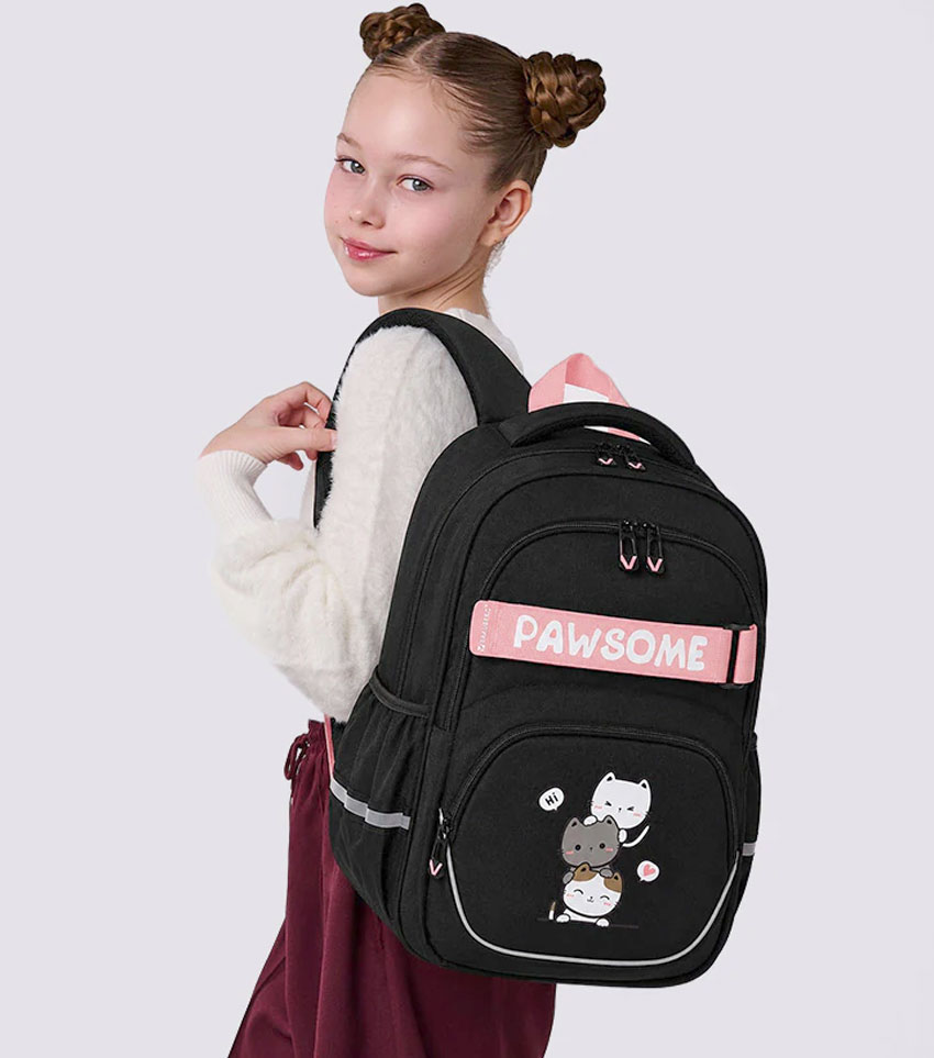 Рюкзак для девочек Brauberg Motion Hi cat