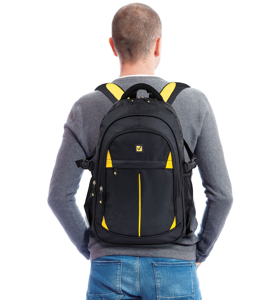 Рюкзак Brauberg Titanium Black-Yellow