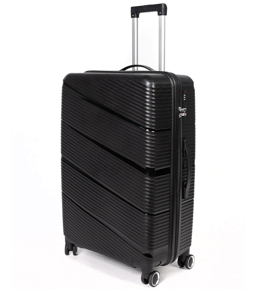 Большой чемодан Belchem diagonal Black -L- (74 см)