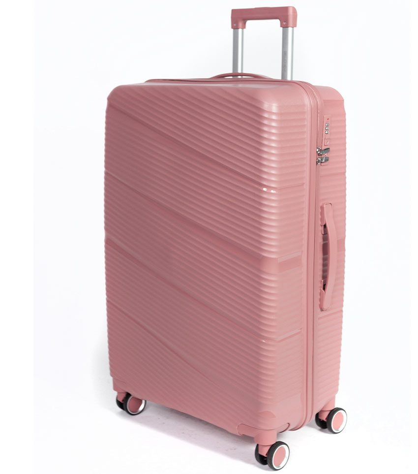 Большой чемодан Belchem diagonal pink -L- (74 см)