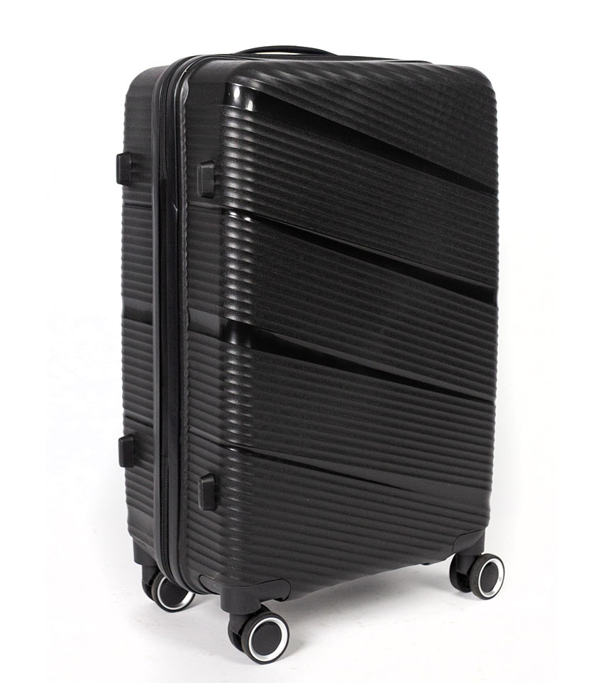 Средний чемодан Belchem diagonal black -M- (65 см)