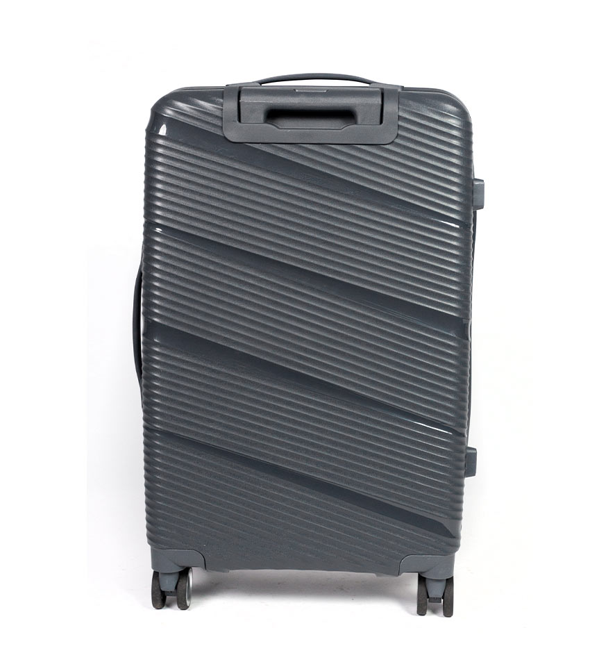 Средний чемодан Belchem diagonal dark grey -M- (65 см)
