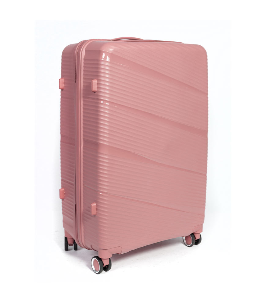 Средний чемодан Belchem diagonal pink -M- (65 см)