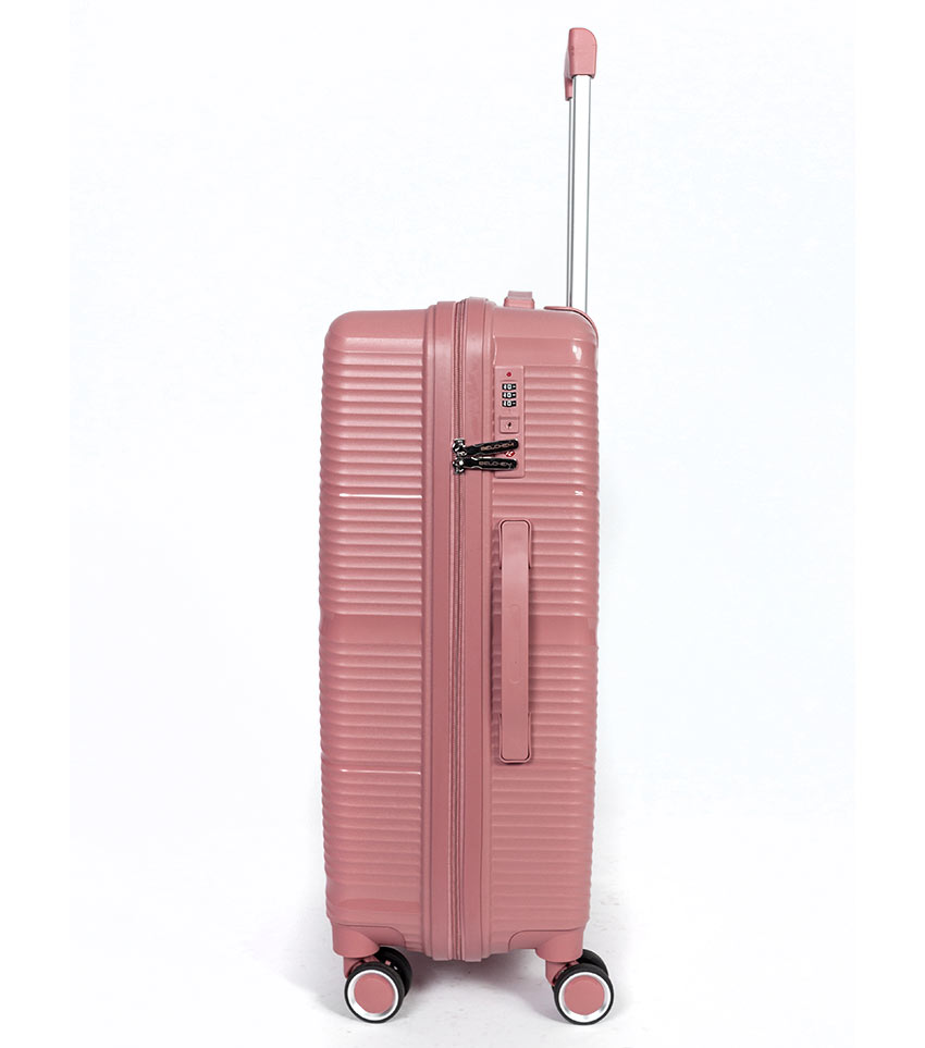 Средний чемодан Belchem diagonal pink -M- (65 см)
