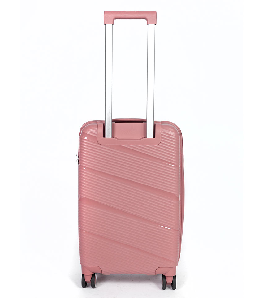 Малый чемодан Belchem diagonal pink -S- (56 см) ~ручная кладь~